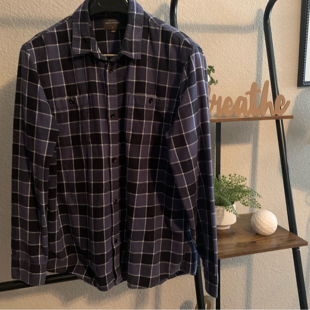 Plaid Quiksilver Waterman Long Sleeved Shirt